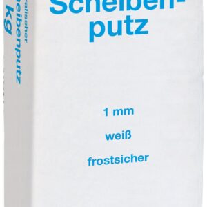 Scheibenputz 1mm weiß