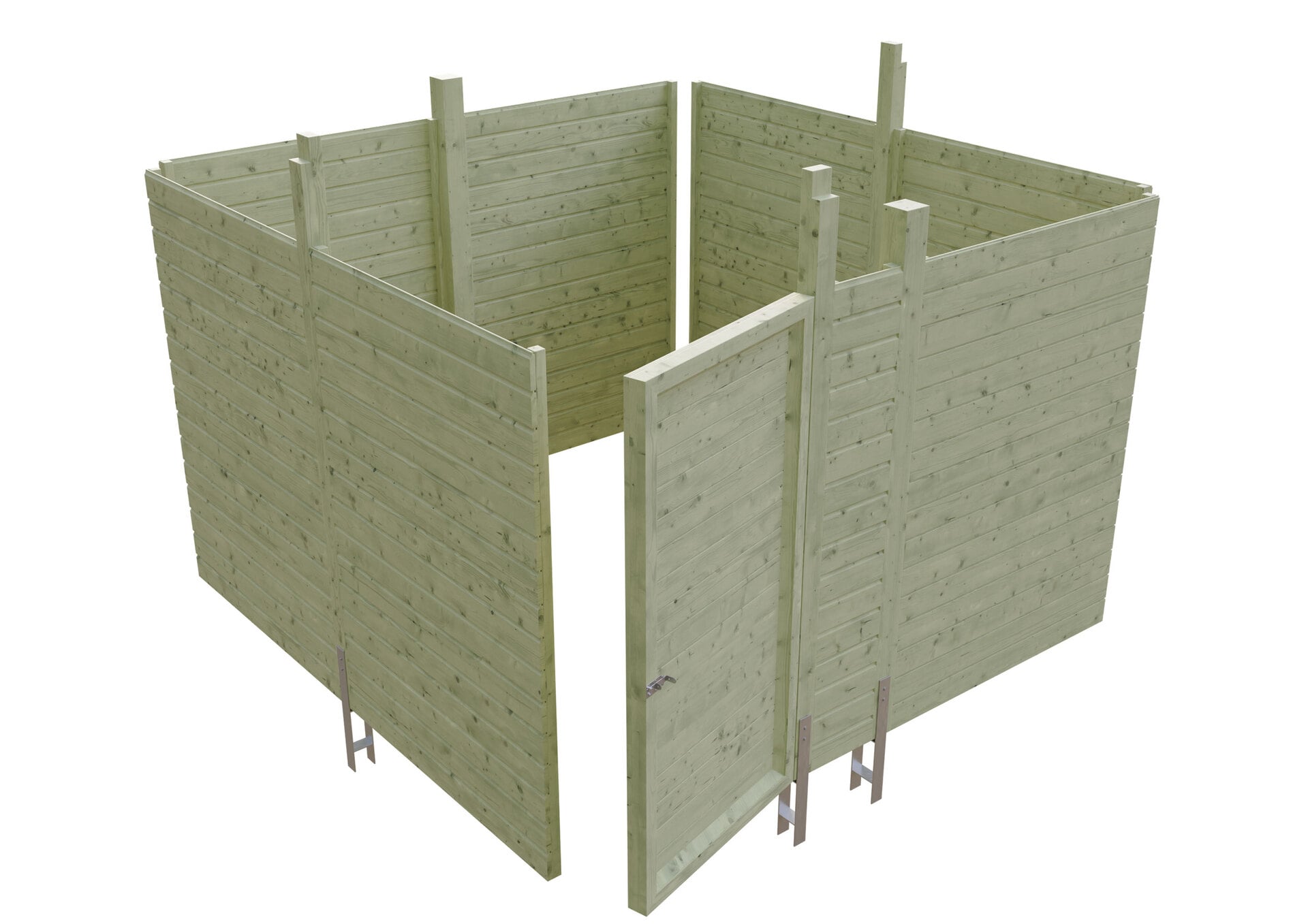 2352045 abstellraum aus profilschalung impraegniert