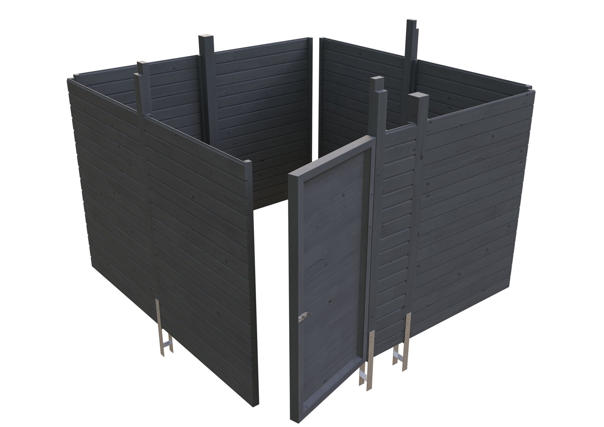 2352047 abstellraum aus profilschalung impraegniert