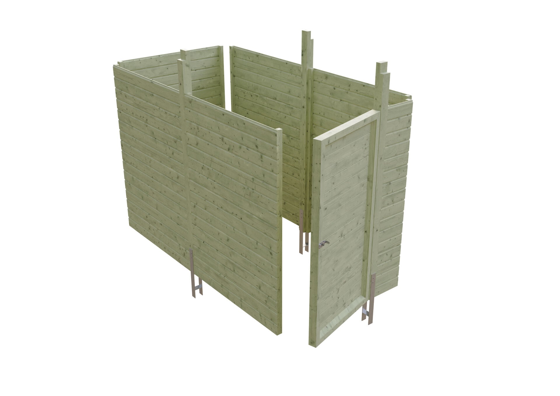 2352048 abstellraum aus profilschalung impraegniert