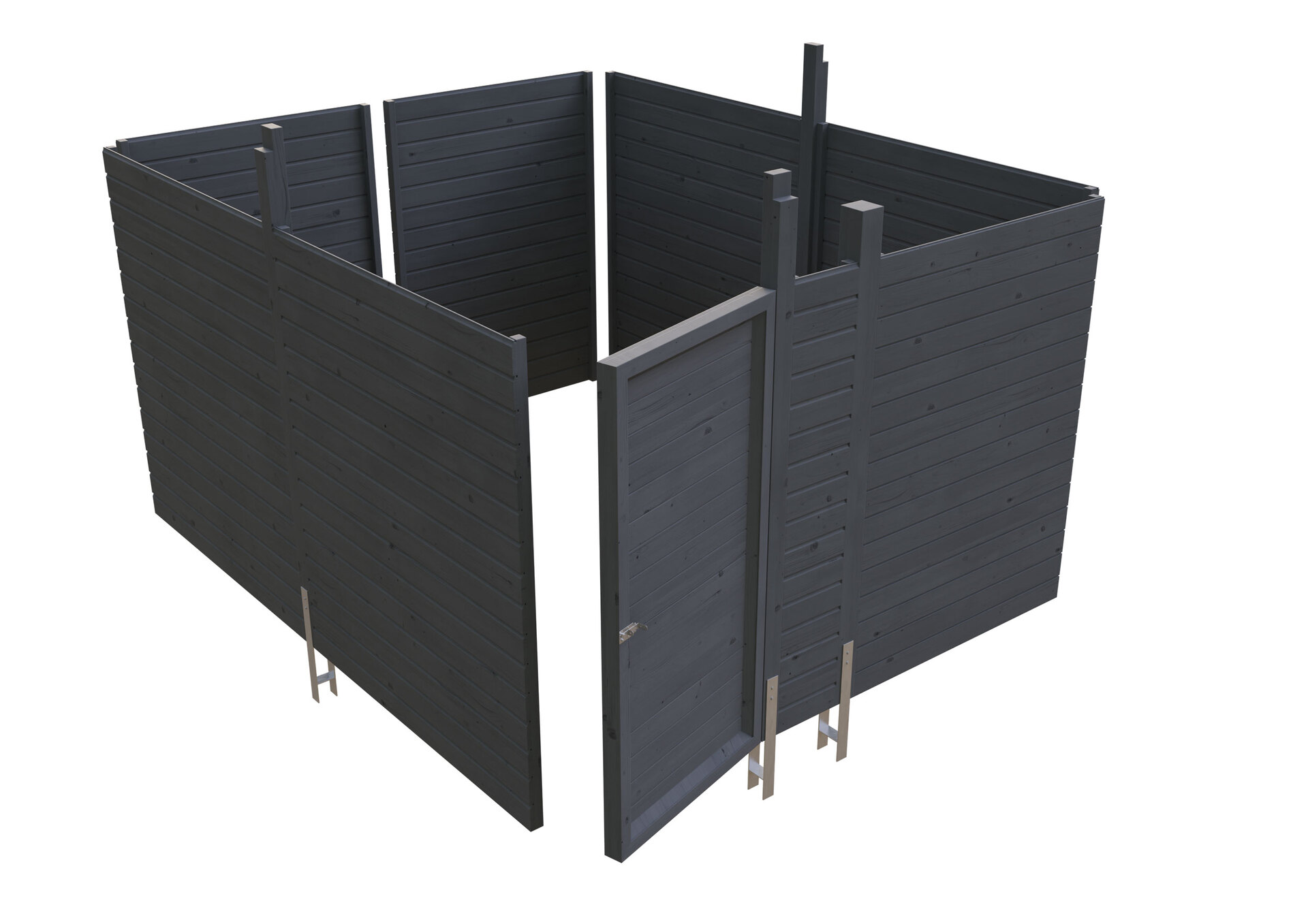 2352053 abstellraum aus profilschalung impraegniert