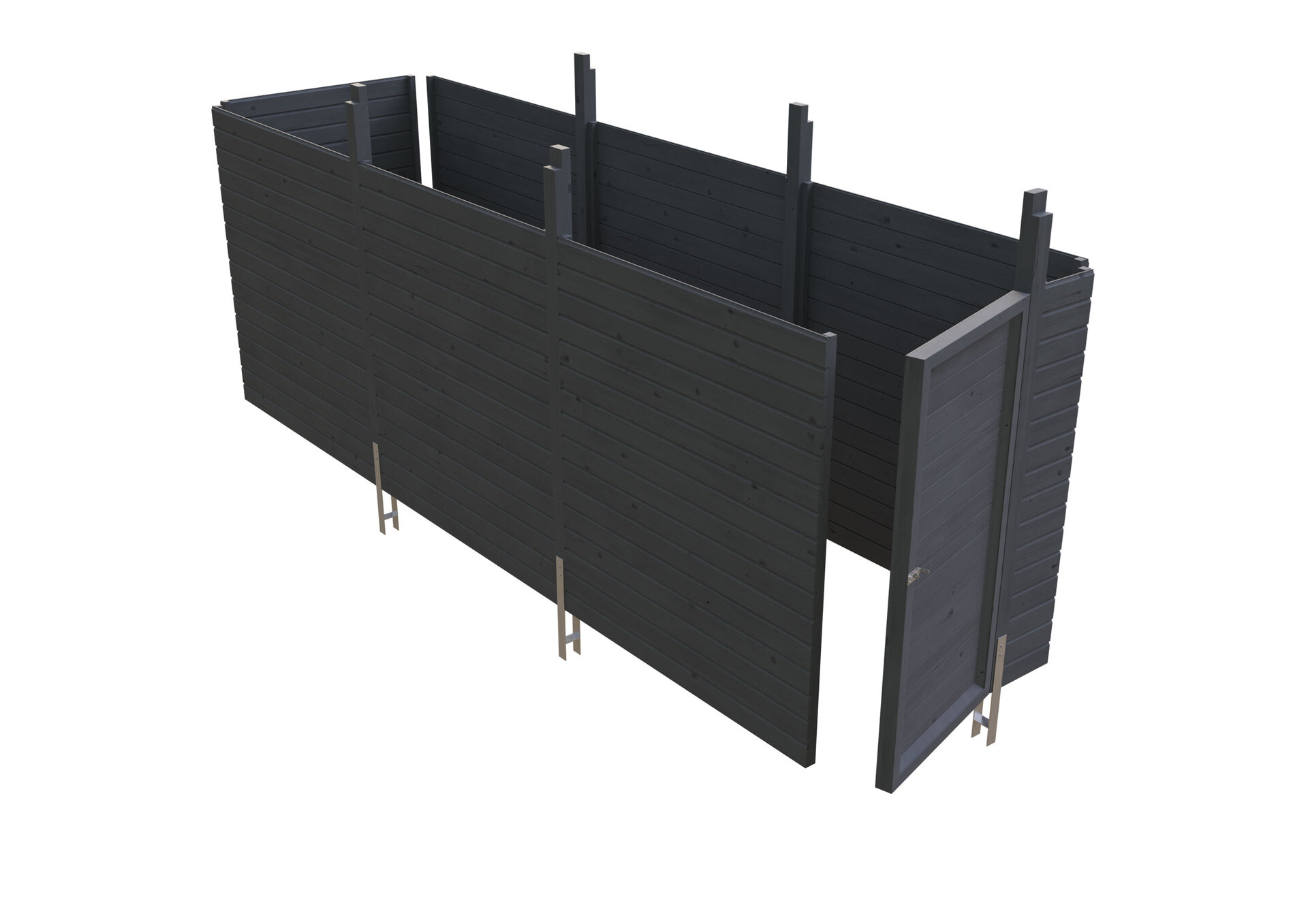 2352056 abstellraum aus profilschalung impraegniert