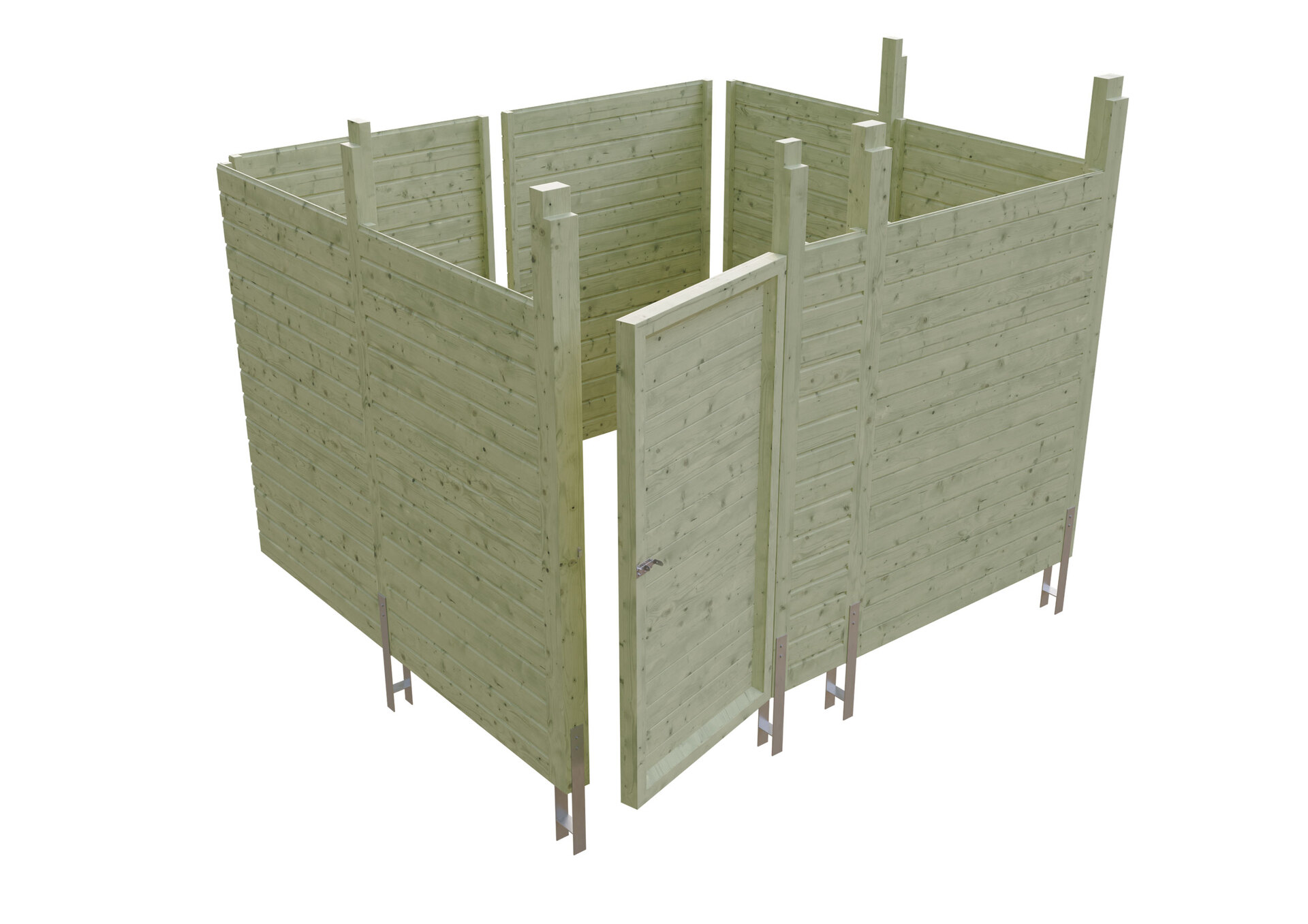 2352063 abstellraum aus profilschalung impraegniert