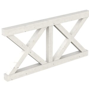 Brüstung Andreaskreuz