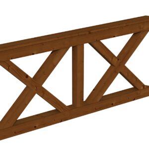 Brüstung Andreaskreuz Nancy