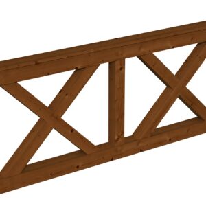 Brüstung Andreaskreuz Nice