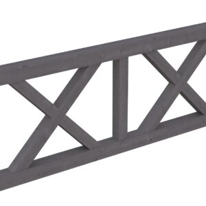 Brüstung Andreaskreuz