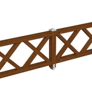 Brüstung Andreaskreuz