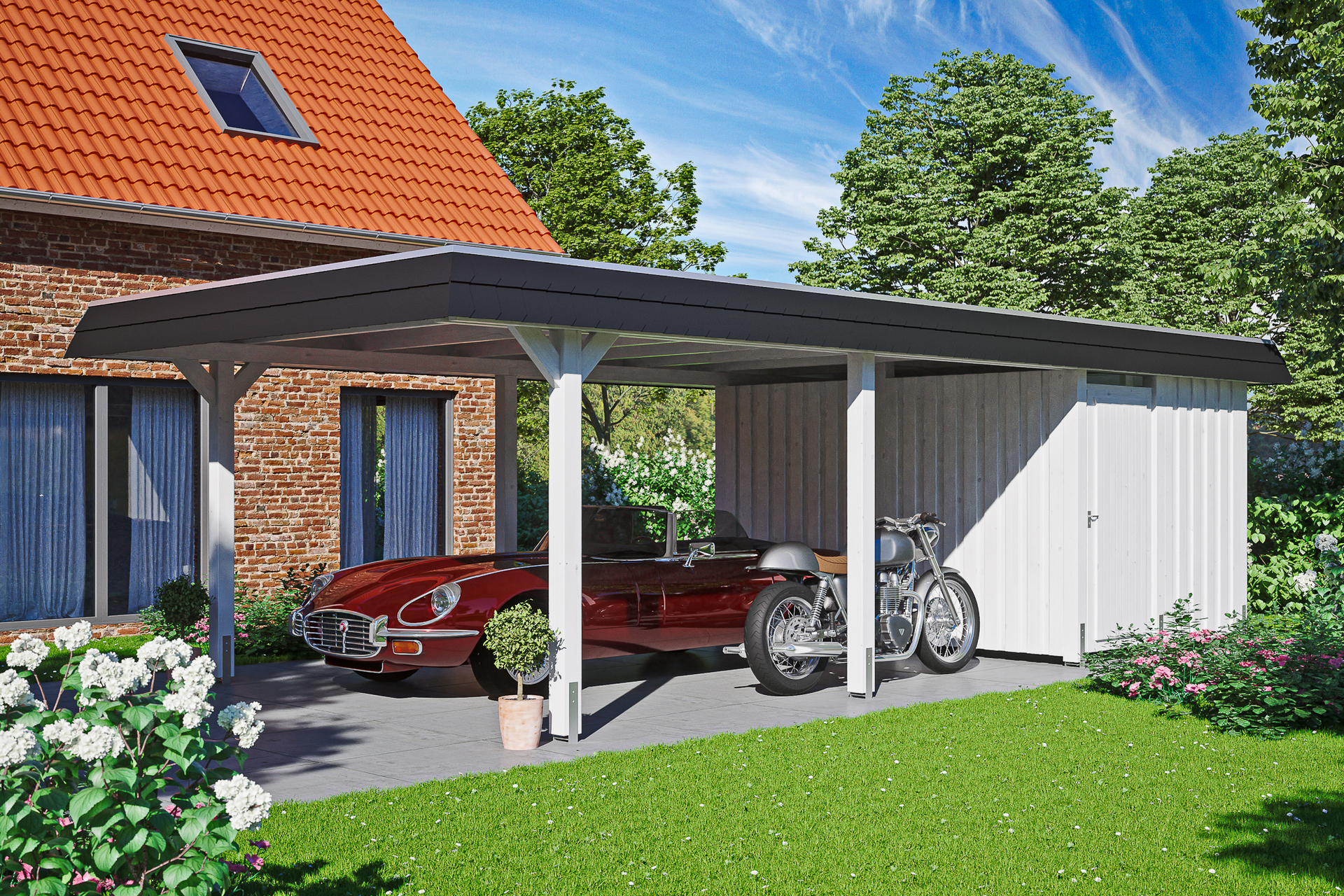 2352713 carport wendland mit abstellraum