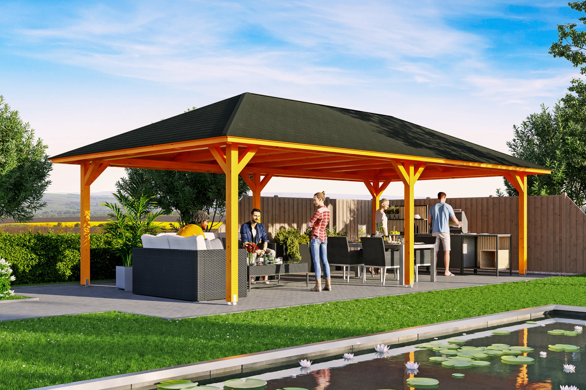 2353008 4 eck pavillon orleans