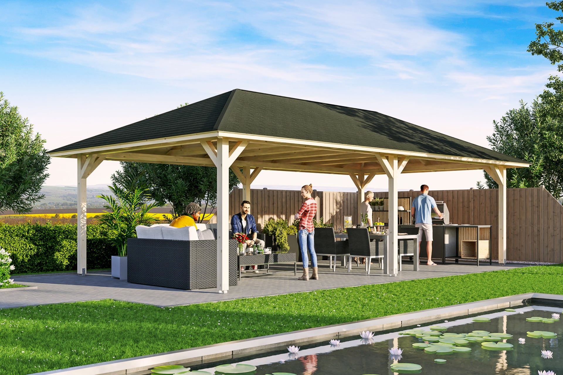 2353010 4 eck pavillon orleans