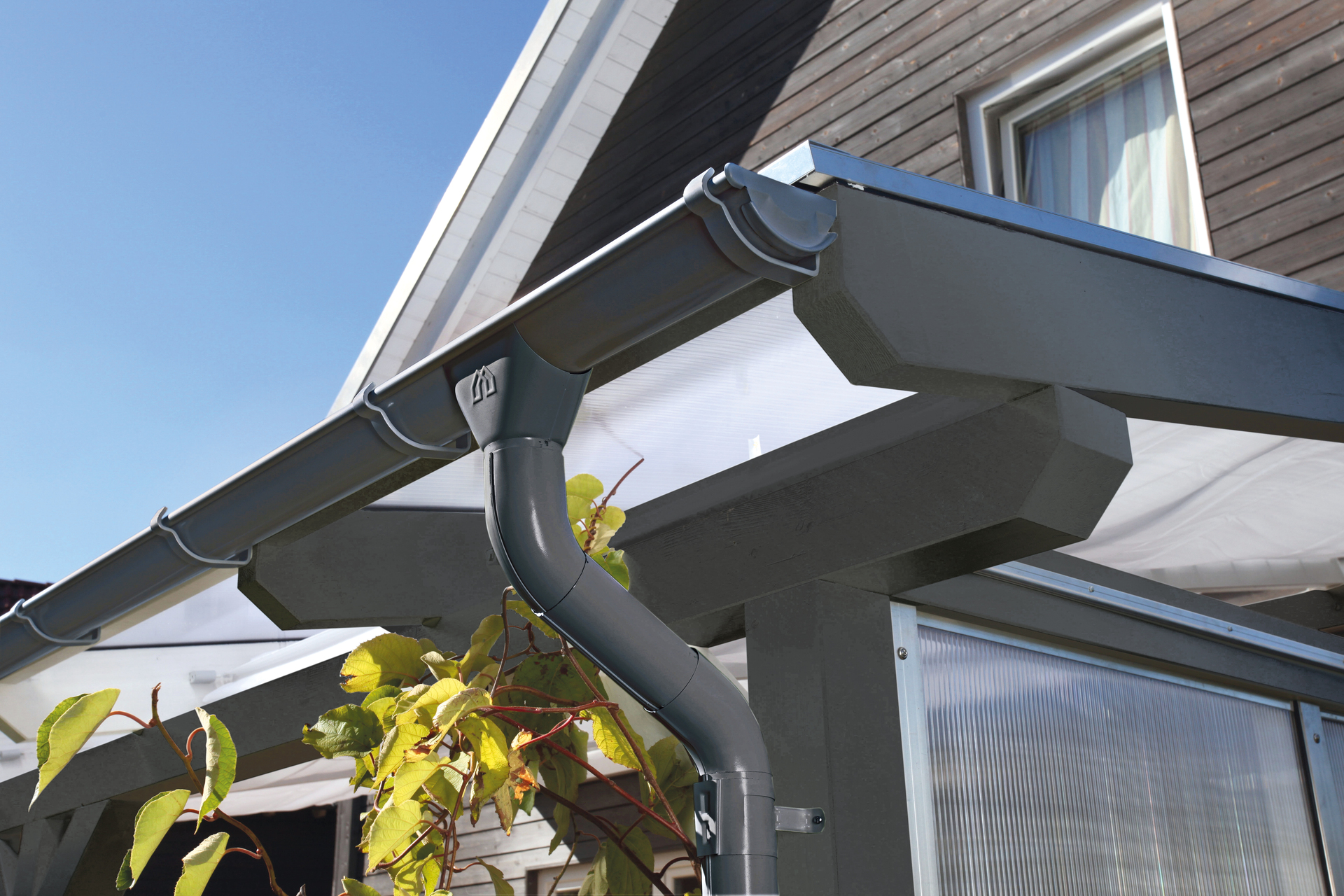 2353042 regenrinnen set stahl verzinkt