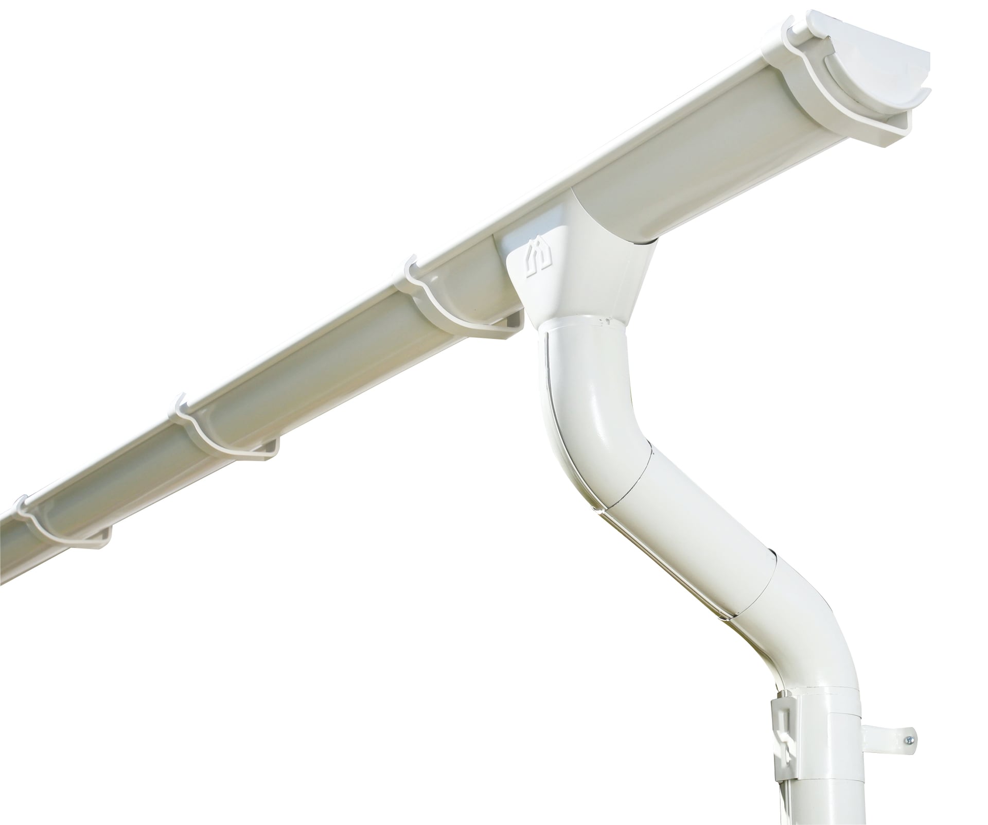 2353053 regenrinnen set 648cm 2er set stahl