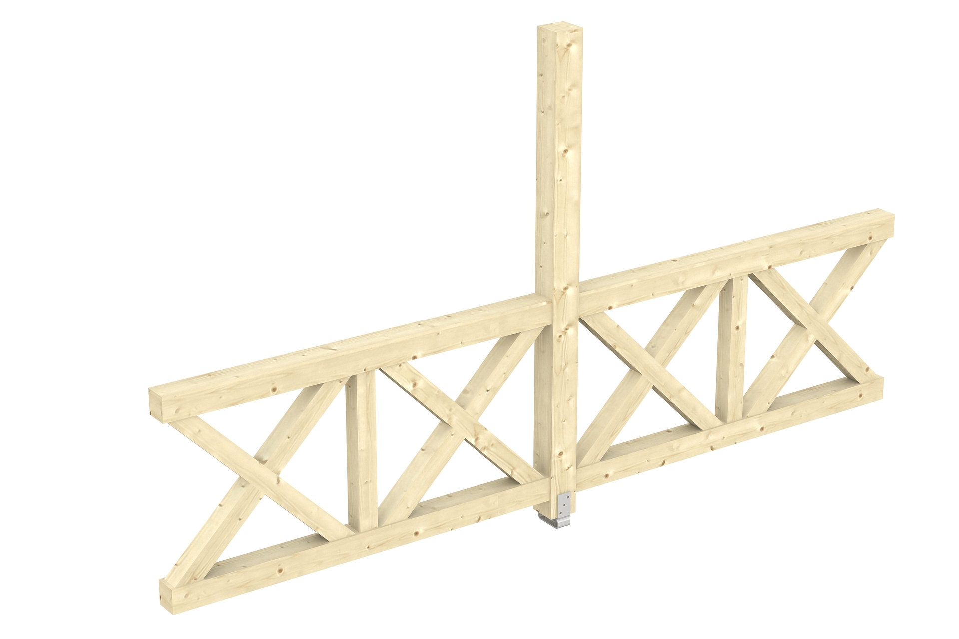 2353324 seitenwand andreaskreuz freistehehend fichte