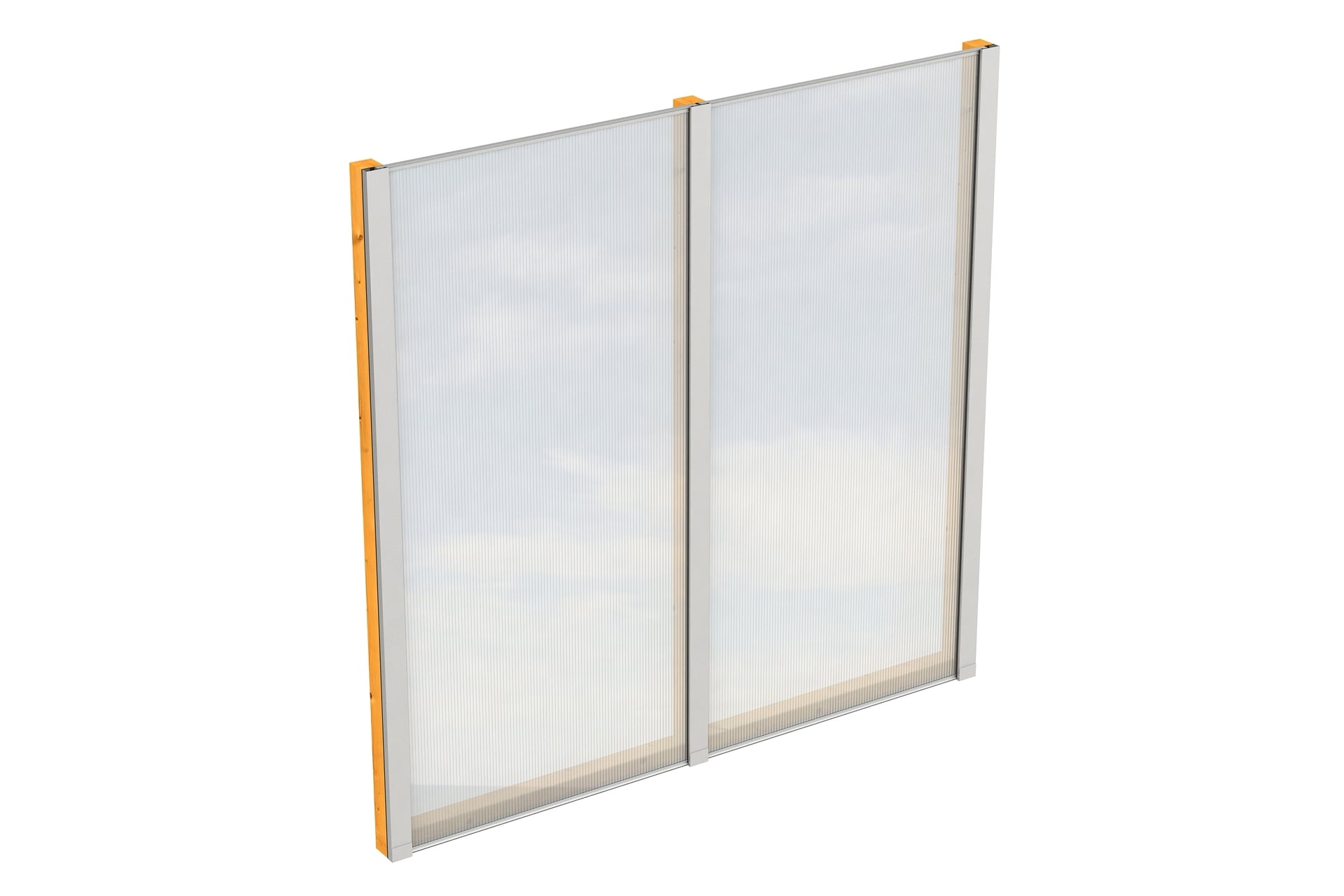 2353372 seitenwand m polycarbonat freistehend fichte