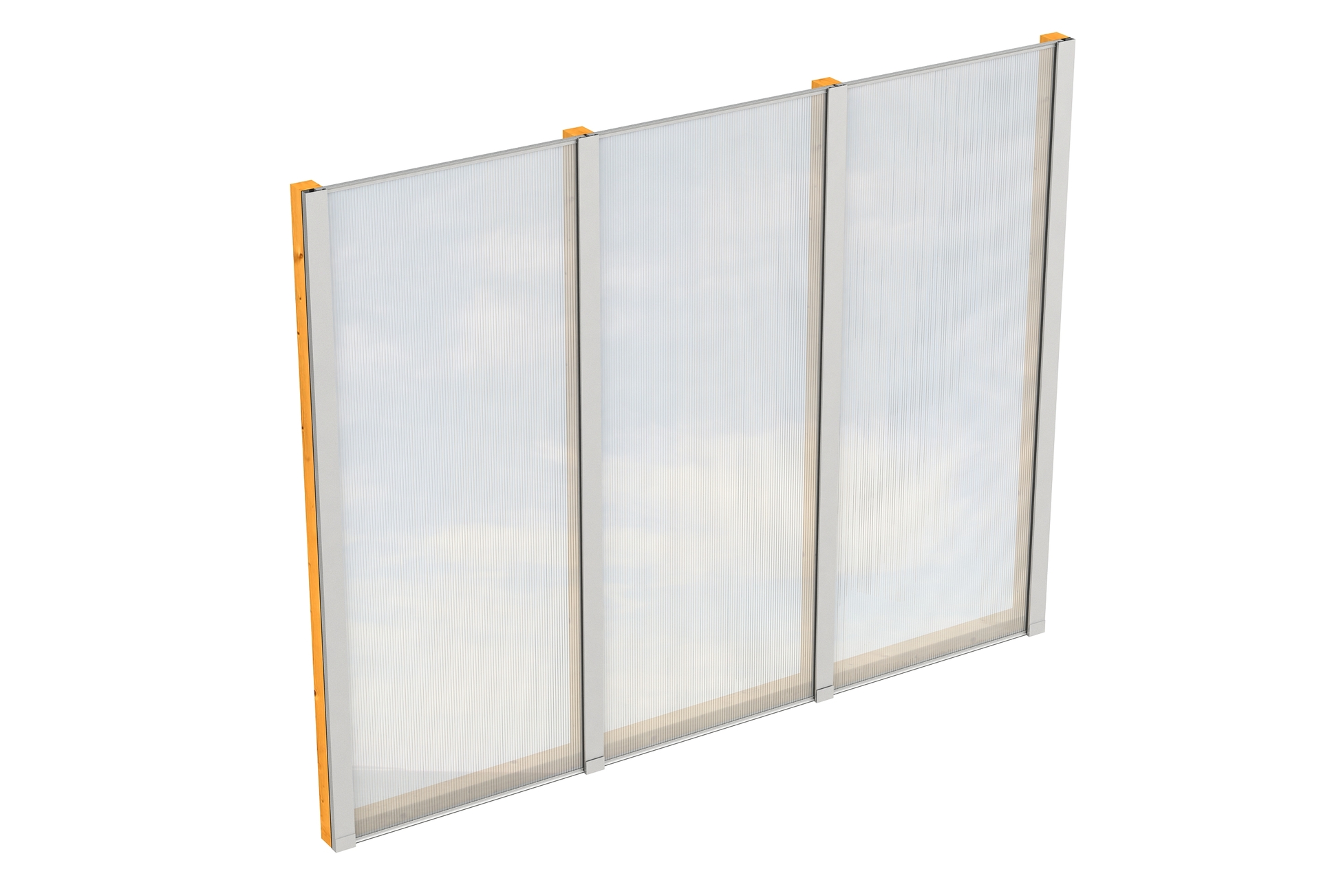 2353377 seitenwand m polycarbonat freistehend fichte