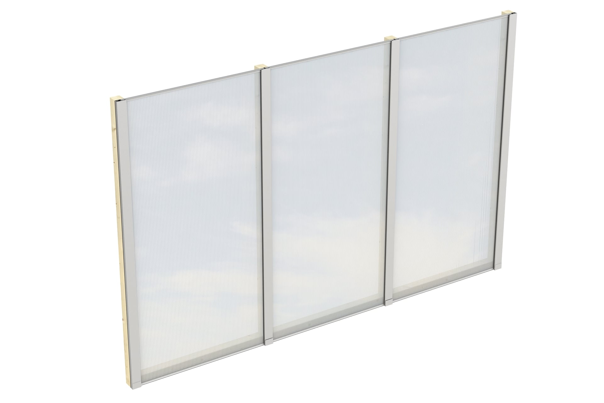 2353381 seitenwand m polycarbonat freistehend fichte