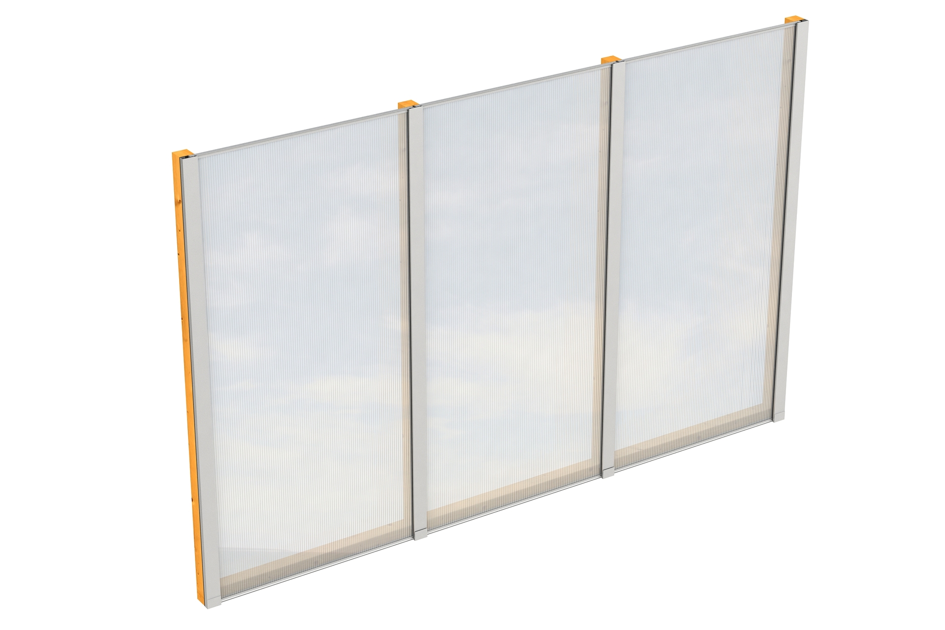 2353382 seitenwand m polycarbonat freistehend fichte