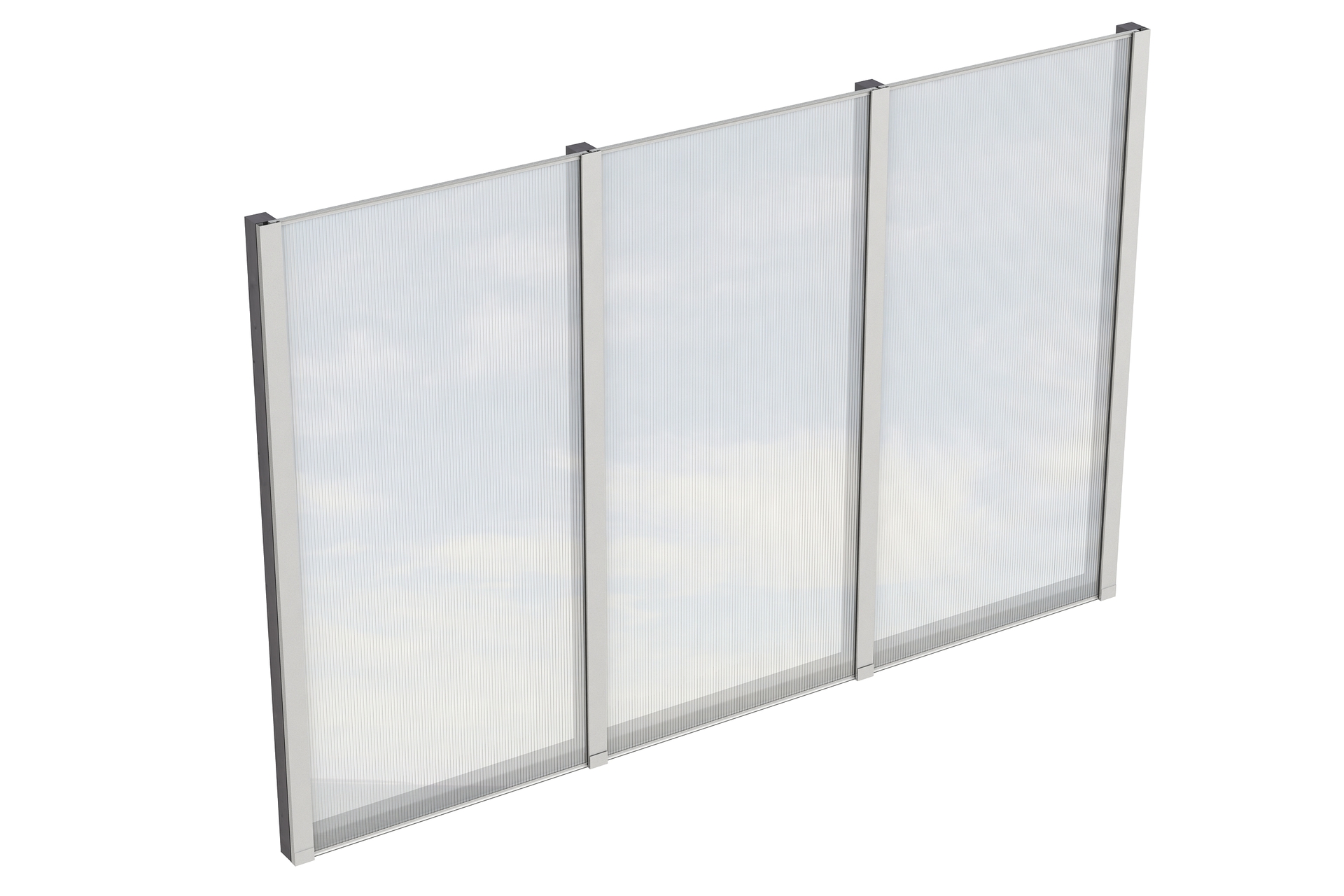2353385 seitenwand m polycarbonat freistehend fichte