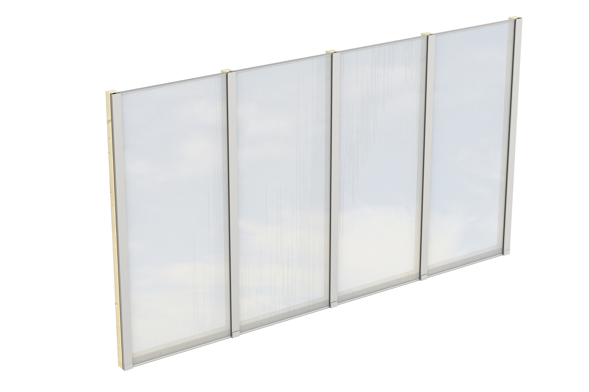 2353386 seitenwand m polycarbonat freistehend fichte