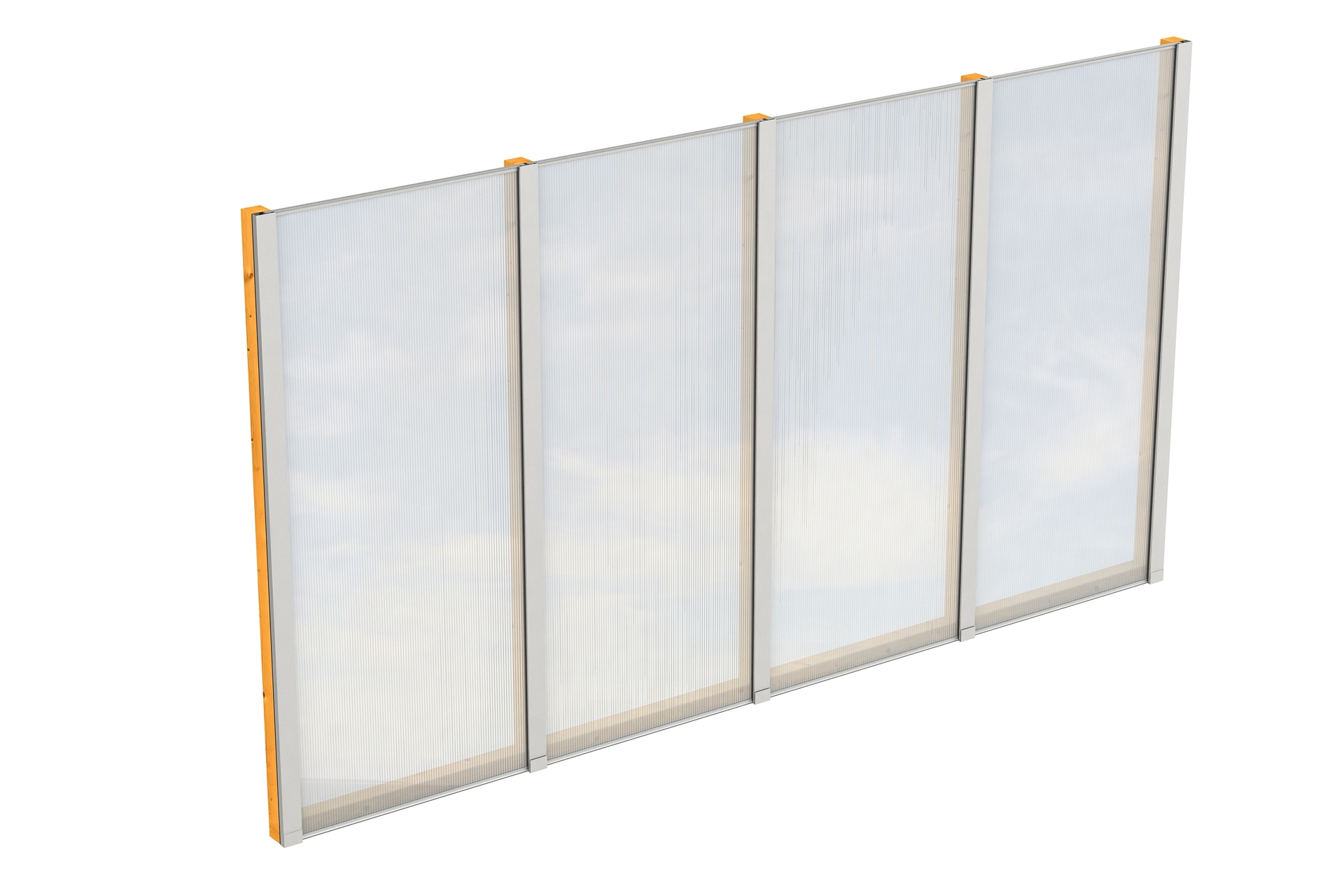 2353387 seitenwand m polycarbonat freistehend fichte