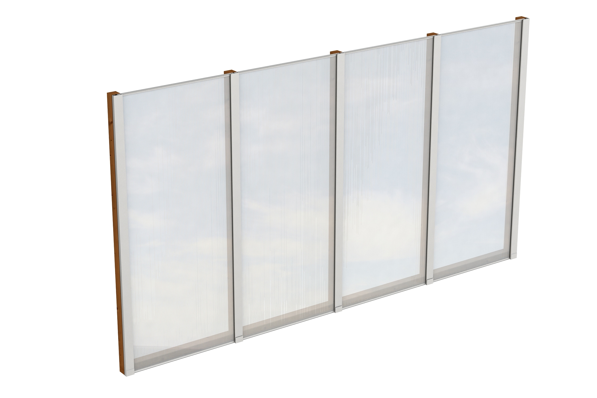 2353388 seitenwand m polycarbonat freistehend fichte