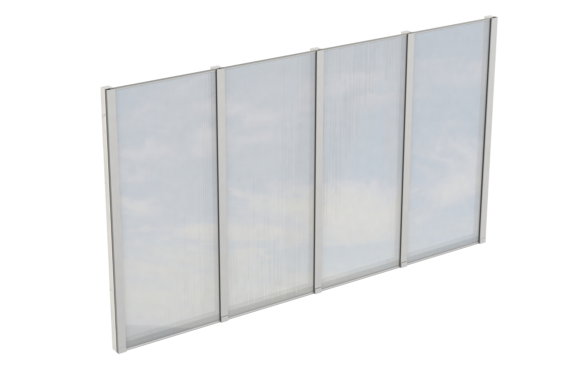 2353389 seitenwand m polycarbonat freistehend fichte