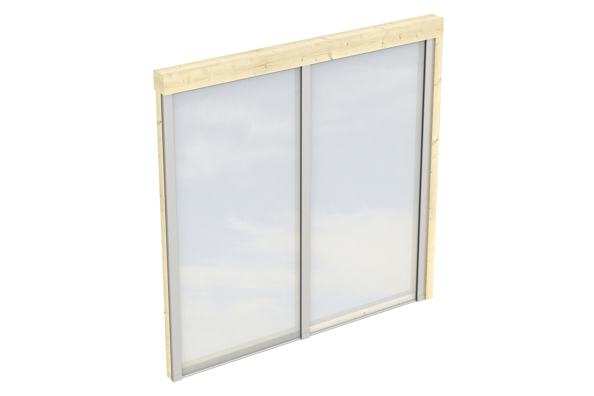 2353391 seitenwand m polycarbonat wandanbau fichte