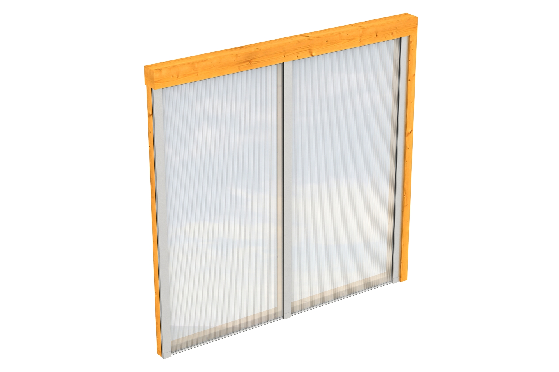 2353392 seitenwand m polycarbonat wandanbau fichte