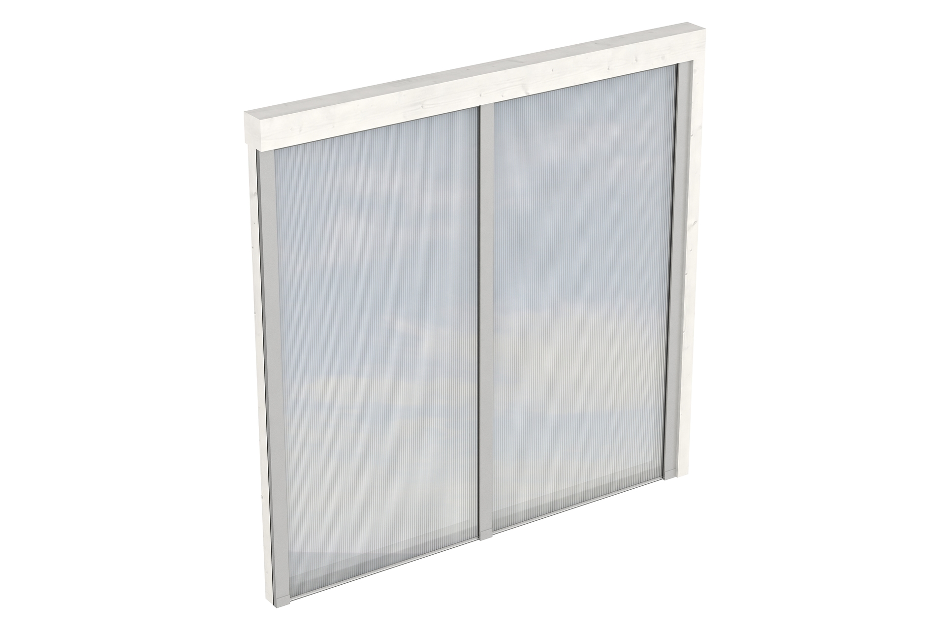 2353394 seitenwand m polycarbonat wandanbau fichte