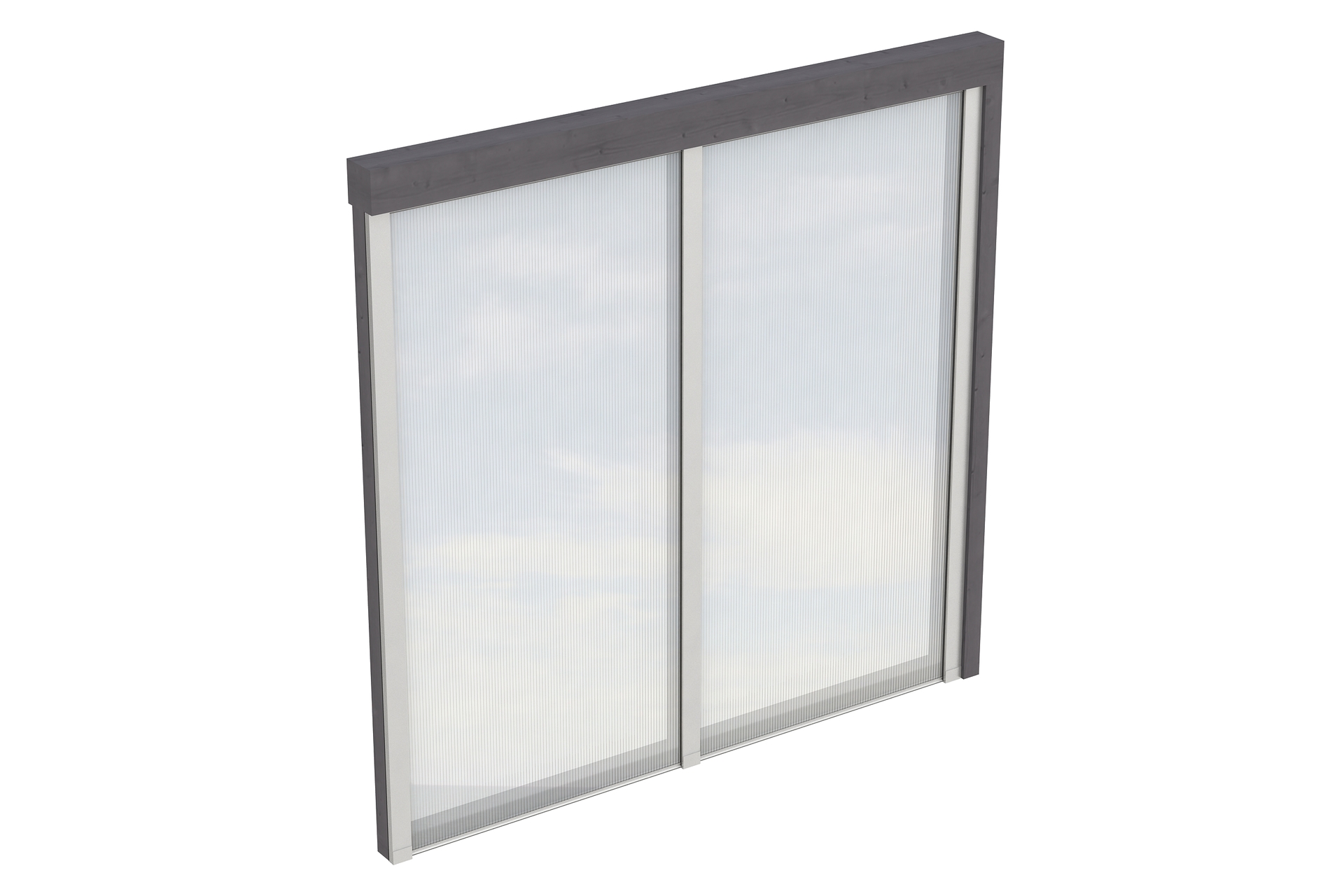 2353395 seitenwand m polycarbonat wandanbau fichte