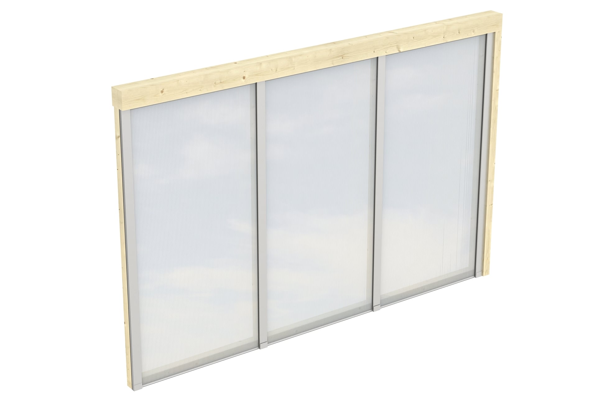2353401 seitenwand m polycarbonat wandanbau fichte