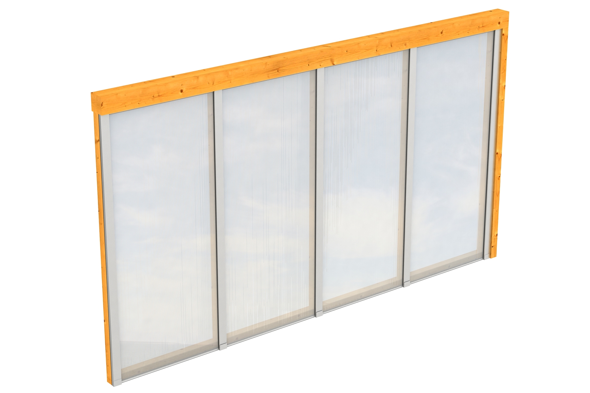 2353407 seitenwand m polycarbonat wandanbau fichte