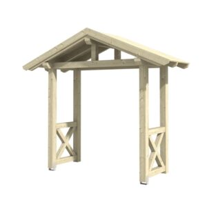 Vordach Stralsund 4 Satteldach