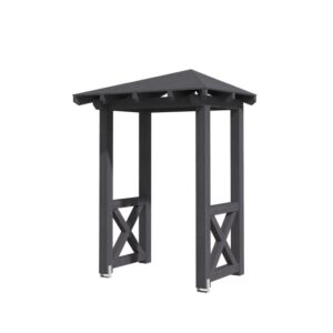 Vordach Wesel 4 Walmdach