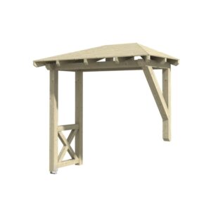 Vordach Wismar 3 Walmdach