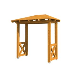 Vordach Wismar 4 Walmdach