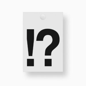 Klebesymbol 35mm schwarz