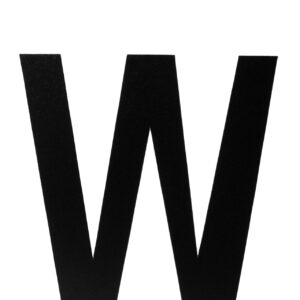 Klebefolien Lettern/Großbuchstaben schwarz