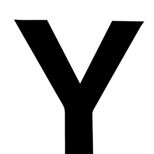 Klebefolien Lettern/Großbuchstaben schwarz