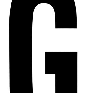 Klebefolien Lettern/Großbuchstaben schwarz