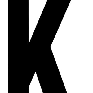 Klebefolien Lettern/Großbuchstaben schwarz