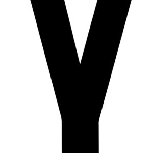 Klebefolien Lettern/Großbuchstaben schwarz