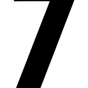 Klebefolien Lettern/Großbuchstaben schwarz