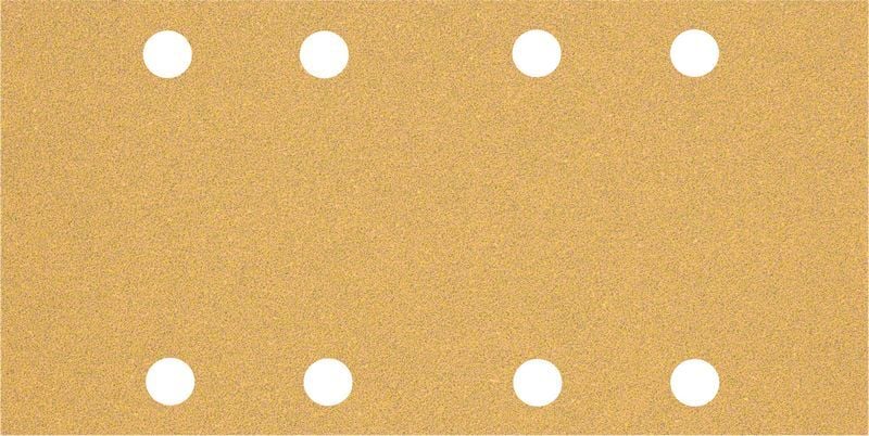EXPERT C470 Schleifpapier mit 8 Löchern für Schwingschleifer, 93 x 186 mm, G 60, 10-tlg.. Für Exzenterschleifer