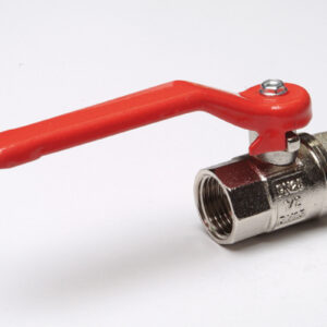 Kugelhahn mit Absperrhebel 1 1/4'' verchromt