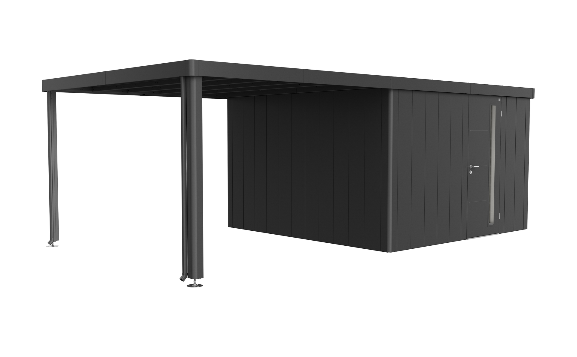 2442148 seitendach zu geraetehaus neo