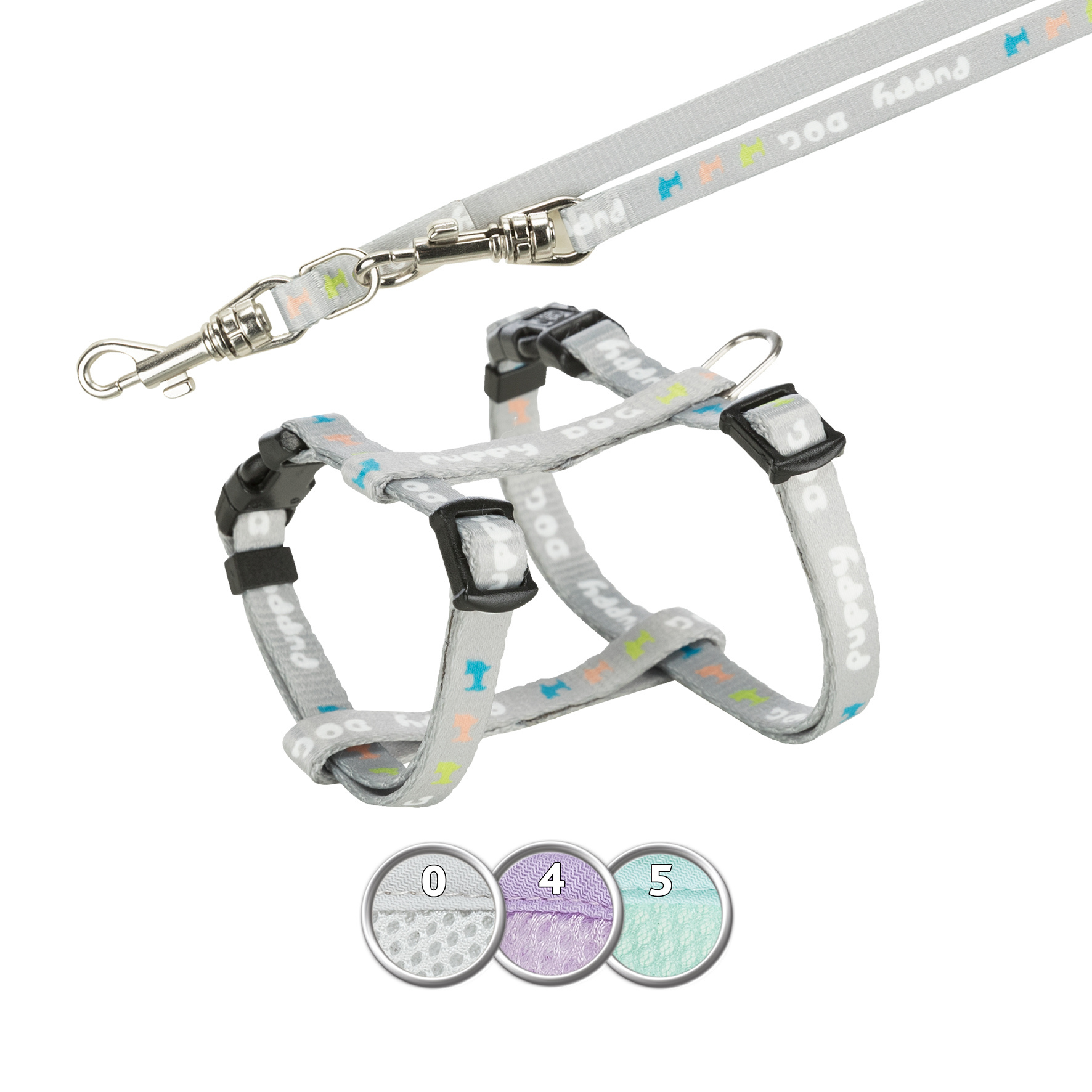 2460941 junior welpen h geschirr mit leine