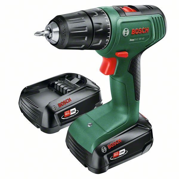 Akku-Zweigang-Bohrschrauber EasyDrill 18V-40: 2 Akkupacks PBA 18V 2,0Ah W-B