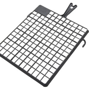 Abstreifgitter aus recyceltem Material, anthrazit